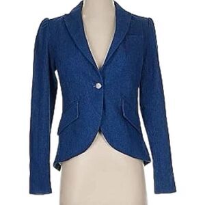 Belle Vere size M denim fully lined jacket.